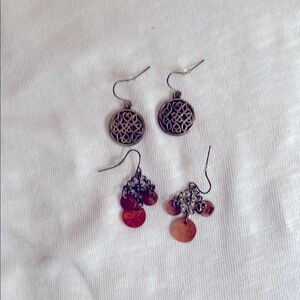 Bronze/copper earrings